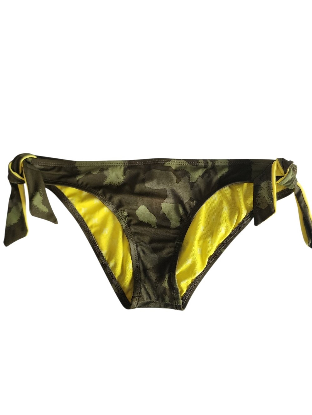 Hurley Camo Green Bikini Bottom Tie At Hip Size M